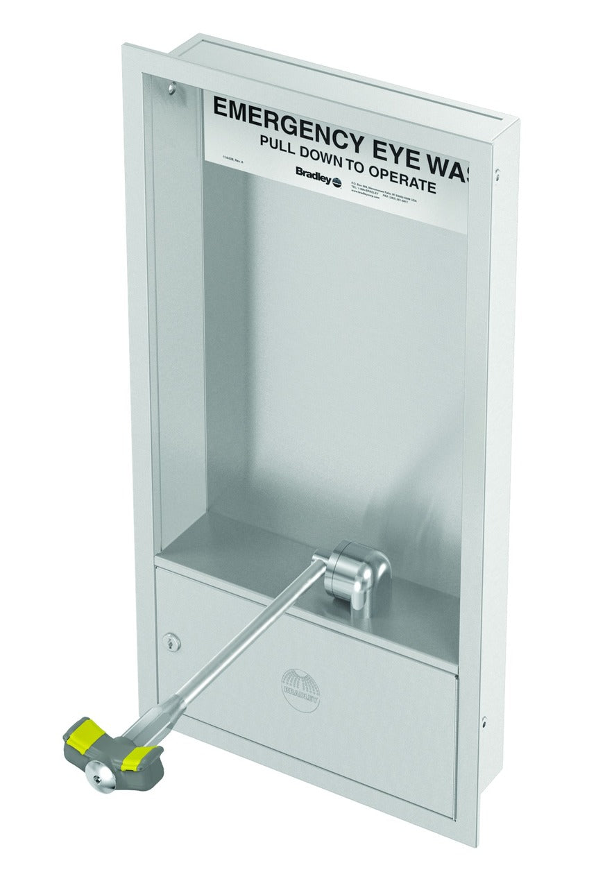 Safety Eyewash, Cabinet Mount, Eyewashes, S19284HB