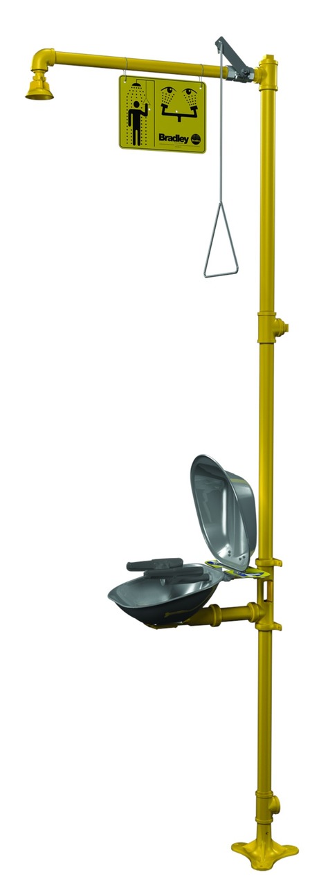 Safety Shower and Eye/Facewash, Combination Units, S19314DCFW