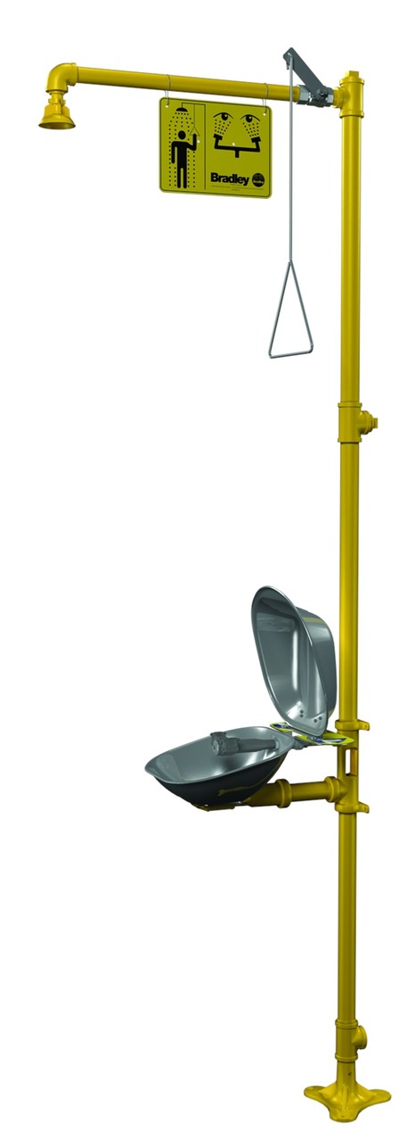 Safety Shower and Eyewash, Combination Units, S19314DC
