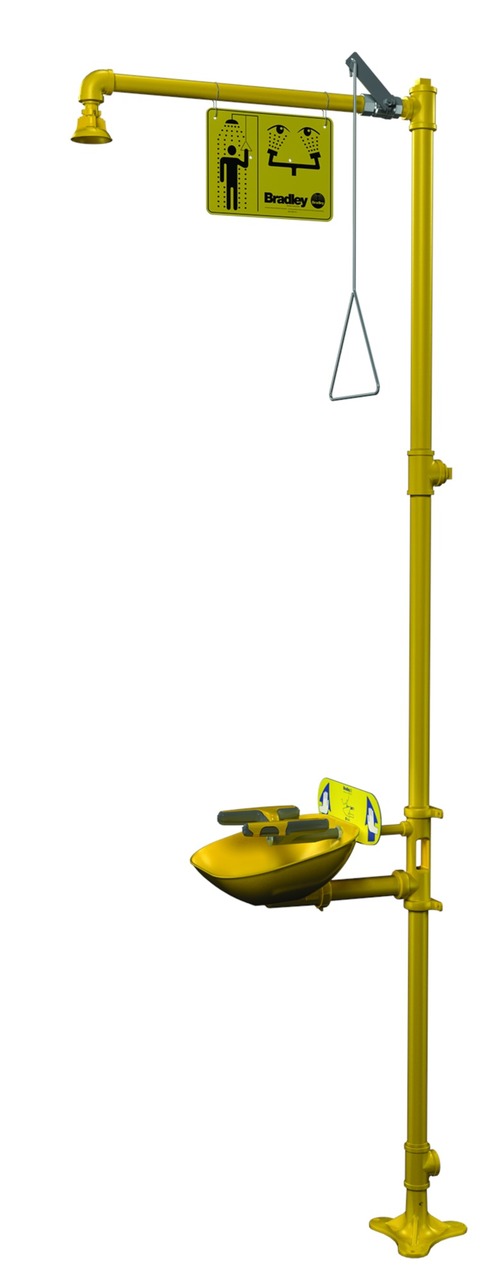 Safety Shower and Eye/Facewash, Combination Units, S19314FW