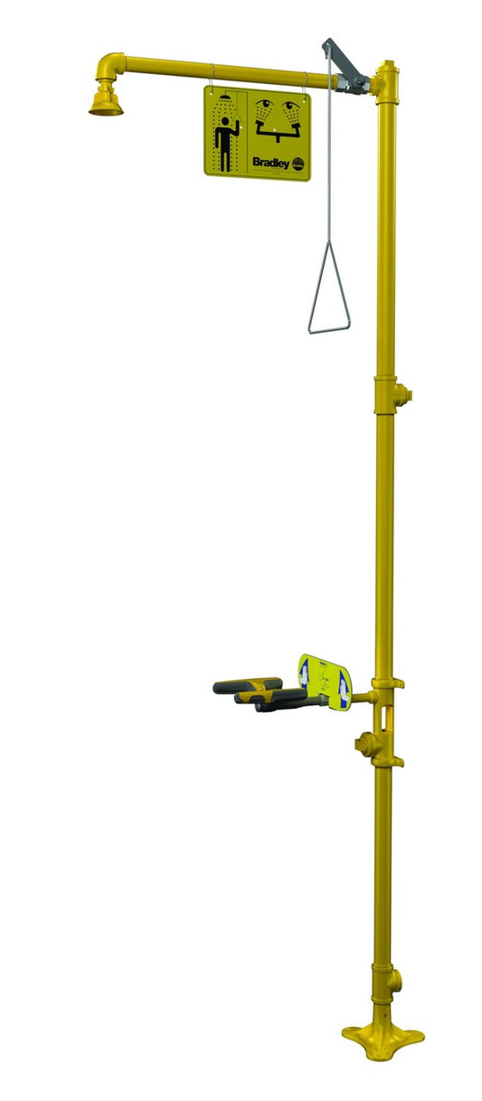 Safety Shower and Eye/Facewash, Combination Units, S19314GG