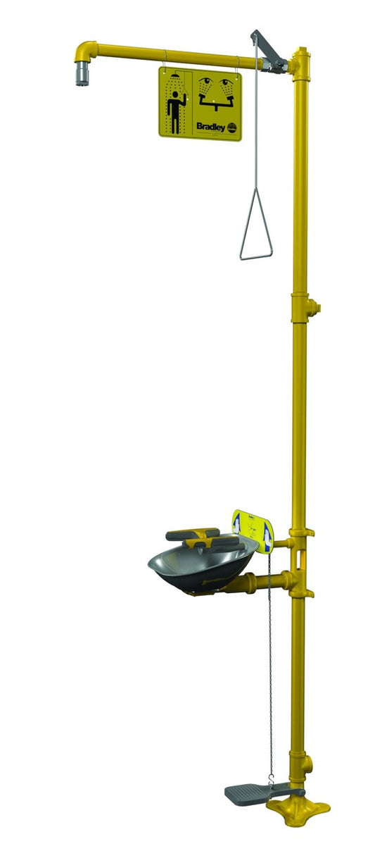 Safety Shower and Eye/Facewash, Combination Units, S19314SPR