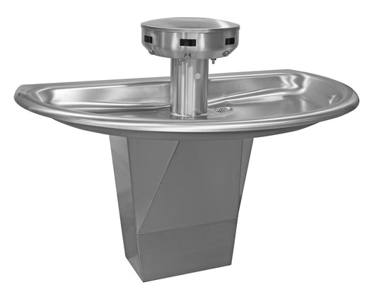 Washfountain Sentry SS 54in-Semi-Circle, Other Stainless Washstations, S93-675
