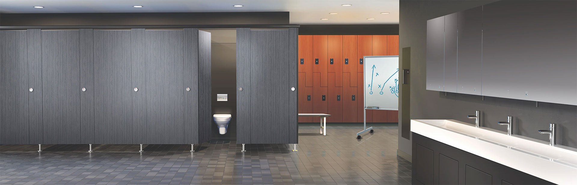 Division 10 Restroom Partitions & Accessories