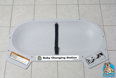 Countertop Recessed Changing Station (Grey Granite)