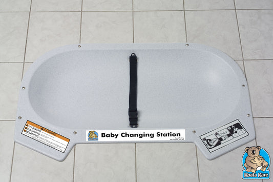 Countertop Recessed Changing Station (Grey Granite)