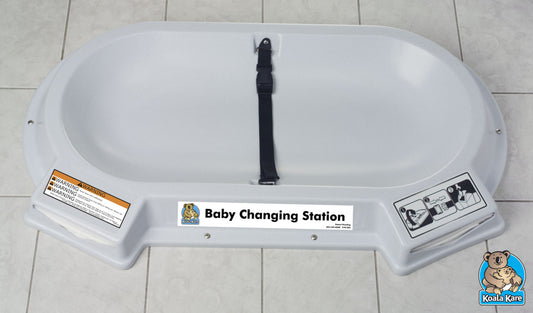 Countertop Surface Mounted Changing Station (Grey Granite)