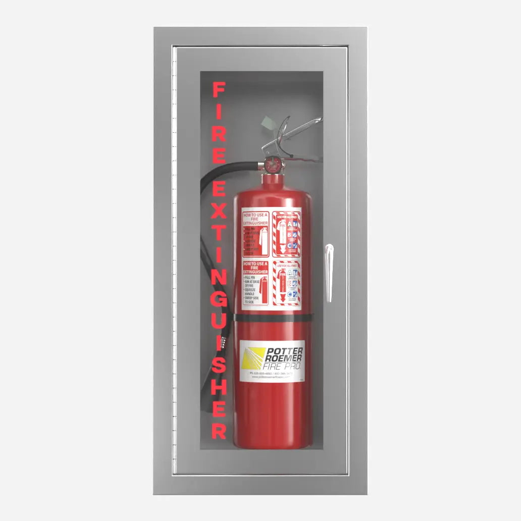 Potter Roemer 7045 Aluminum Recessed Extinguisher Cabinet