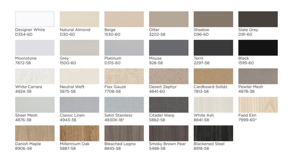 Stock Color Guide