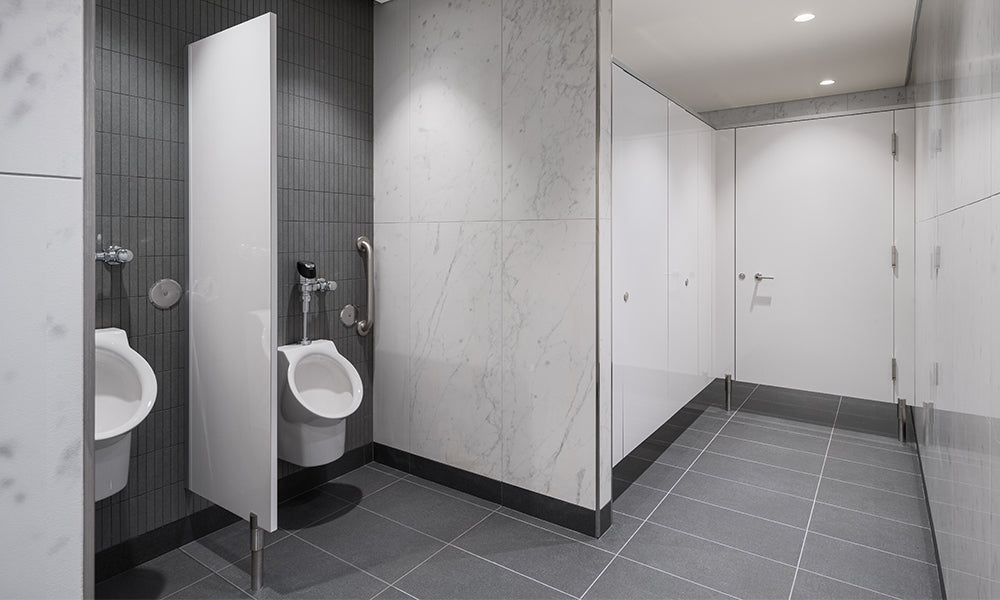 Matching Urinal Privacy Screens