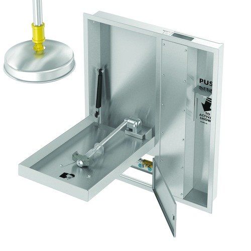Safety Shower with Eyewash