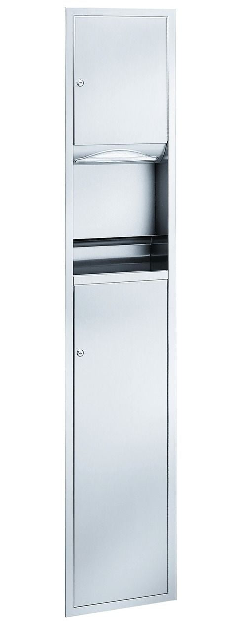 Towel/Waste, 9.2 Gal, Surf-Mtd